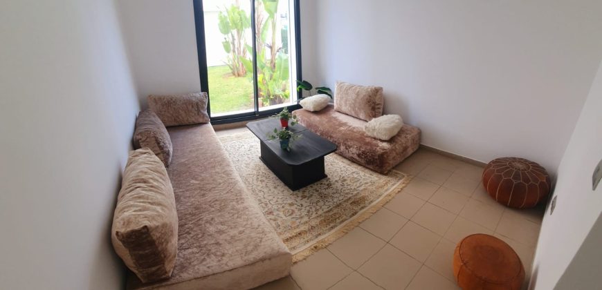 Studio meublé à louer Hay Riad Rabat – 40 m² rez-de-chaussée