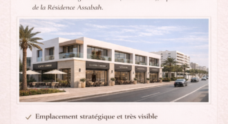 Locaux commerciaux à vendre à Rabat – 169 m² sur route côtière