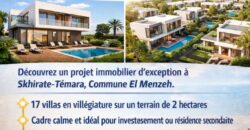 Projet de villas à vendre El Menzeh Skhirate-Témara