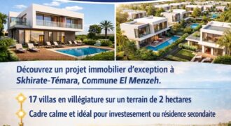 Projet de villas à vendre El Menzeh Skhirate-Témara