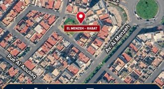 Maison à vendre El Menzeh Rabat – Terrain 150 m² R+1