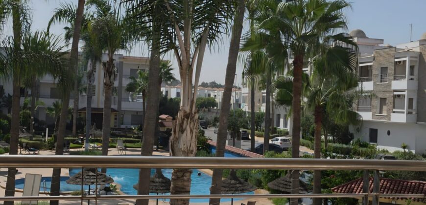 Appartement à vendre Skhirat Plage – 150 m² avec vue piscine