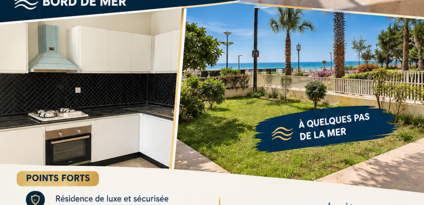 Appartement à vendre Rabat bord de mer – 68 m²
